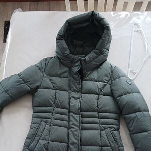 Point Zero Women's Puffer Jacket - Forest Green